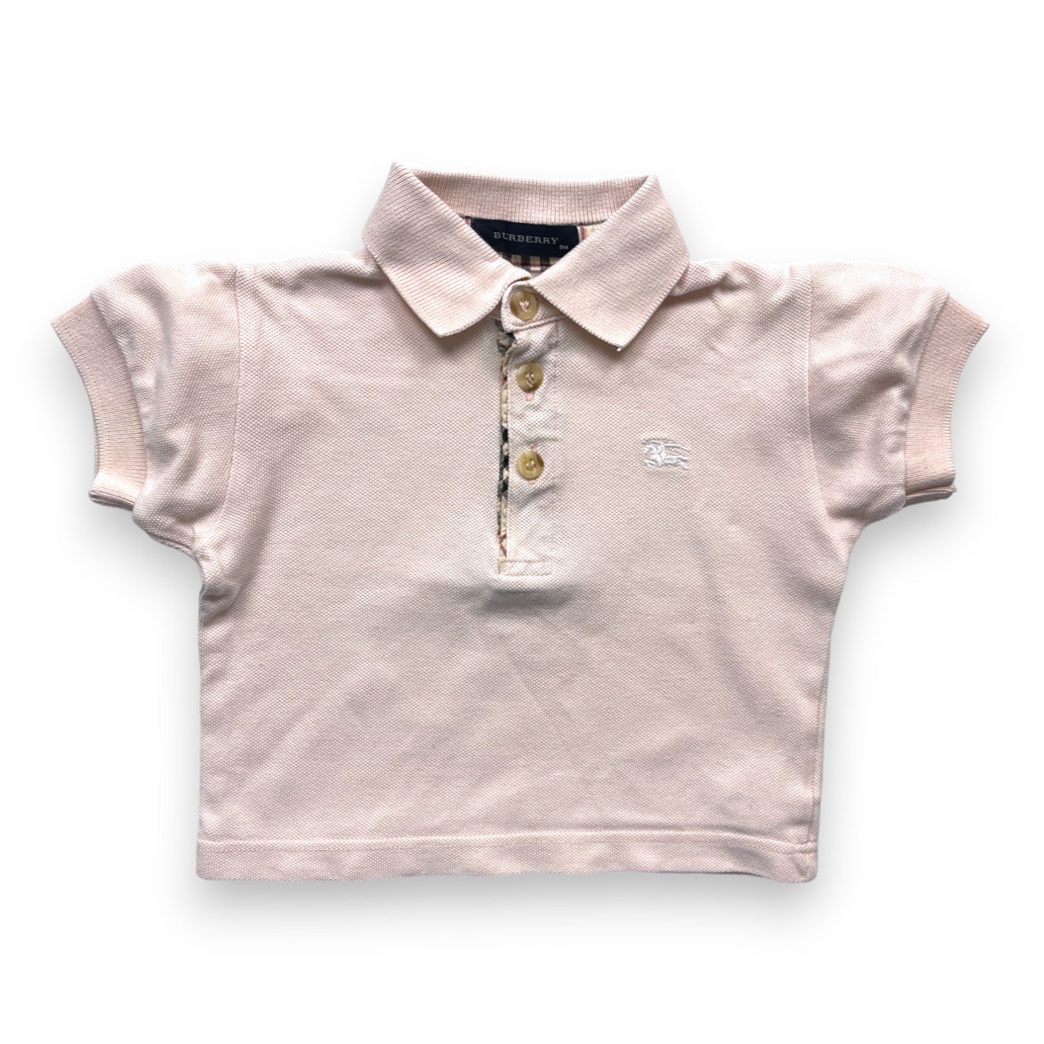 BURBERRY - Polo rose - 9 mois