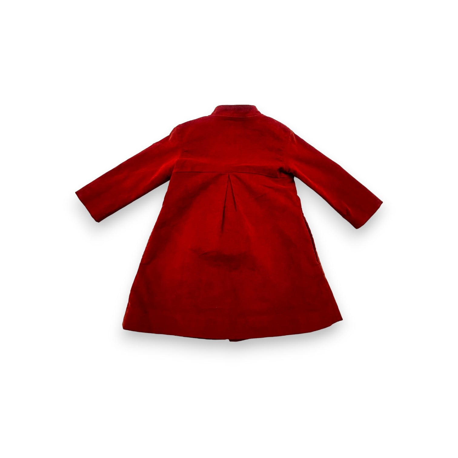 ANTOINE & LILI - Robe en velours rouge - 4 ans