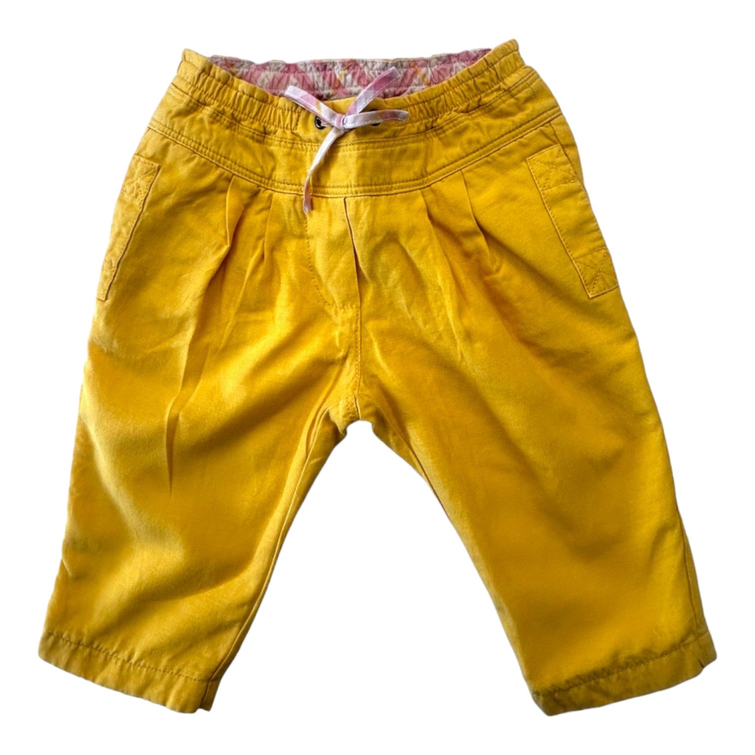 BURBERRY - Pantalon jaune - 6 mois