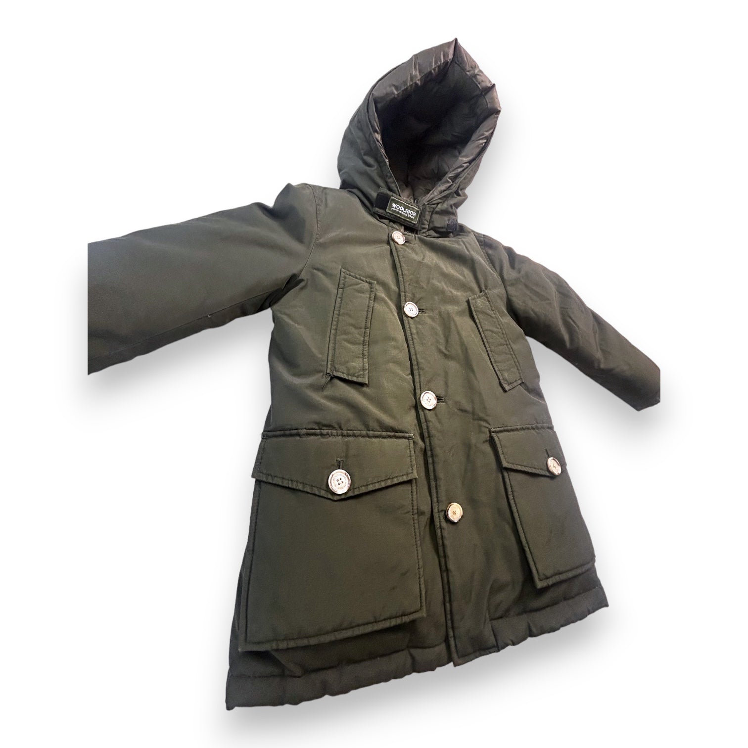 WOOLRICH - Parka kaki - 8 ans