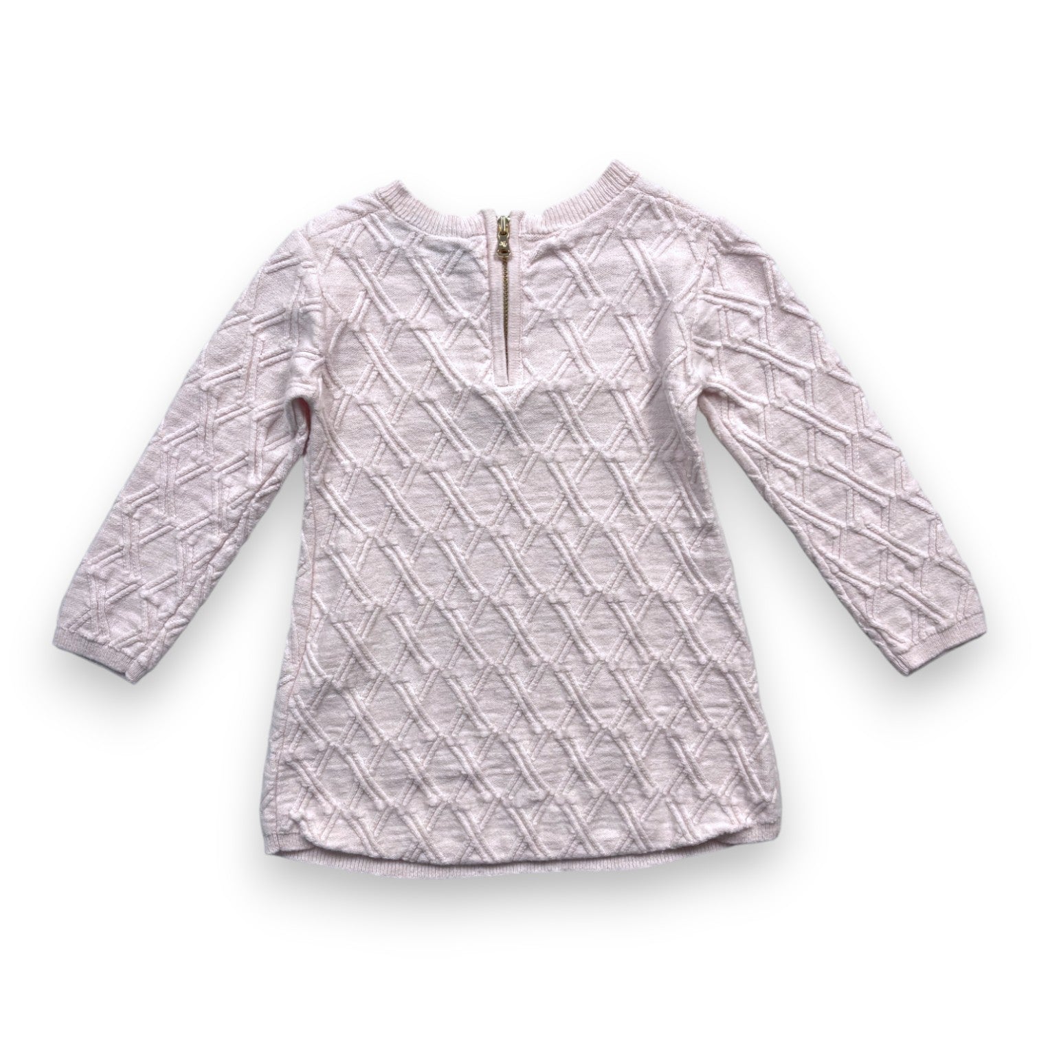 TARTINE & CHOCOLAT - Robe rose en laine - 18 mois