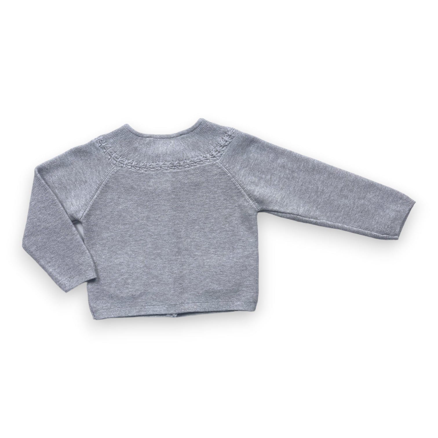 TARTINE & CHOCOLAT - Cardigan gris - 18 mois