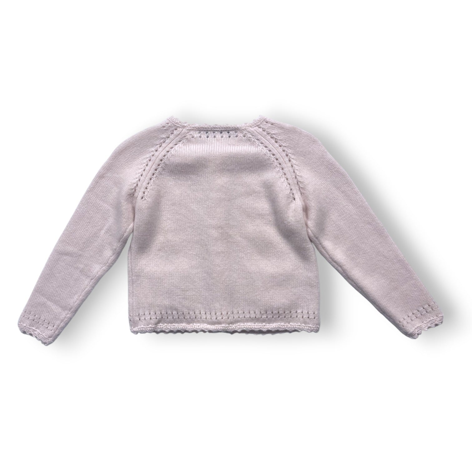 TARTINE & CHOCOLAT - Cardigan rose clair en cachemire - 2 ans