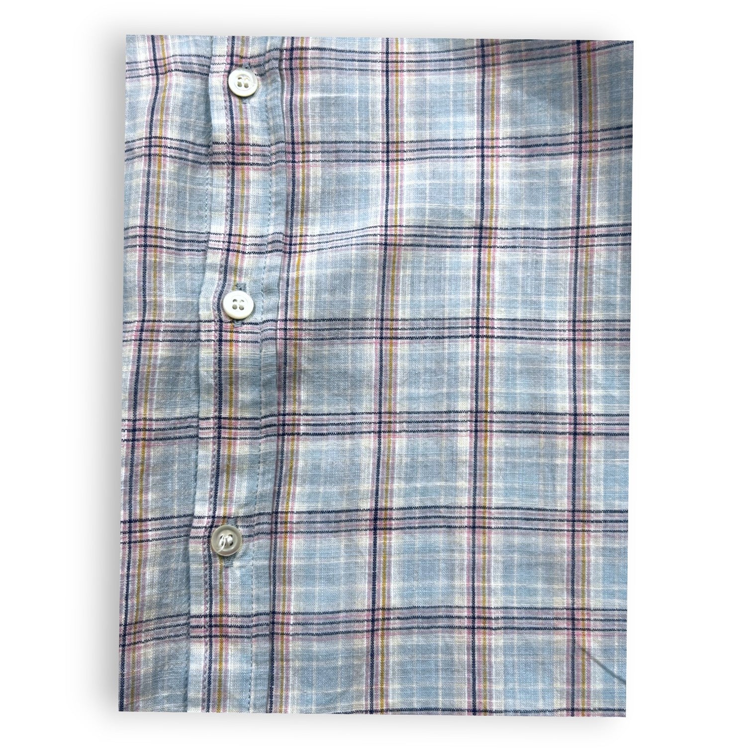 BONPOINT - Chemise bleu à carreaux - 8 ans