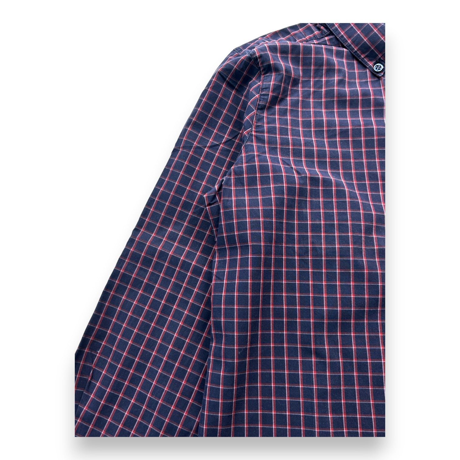 BONPOINT - Chemise bleue à carreaux - 10 ans