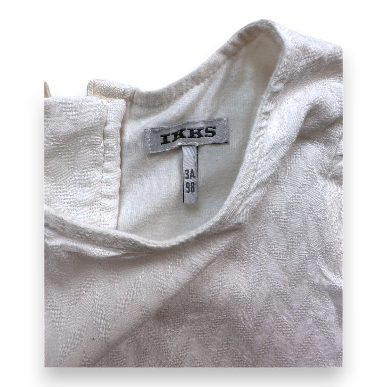 IKKS - Robe légère blanche - 3 ans