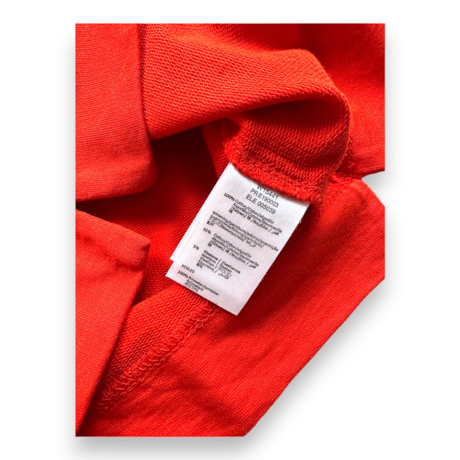 MARC JACOBS - T-shirt rouge à manches courtes avec broderies - 6 ans