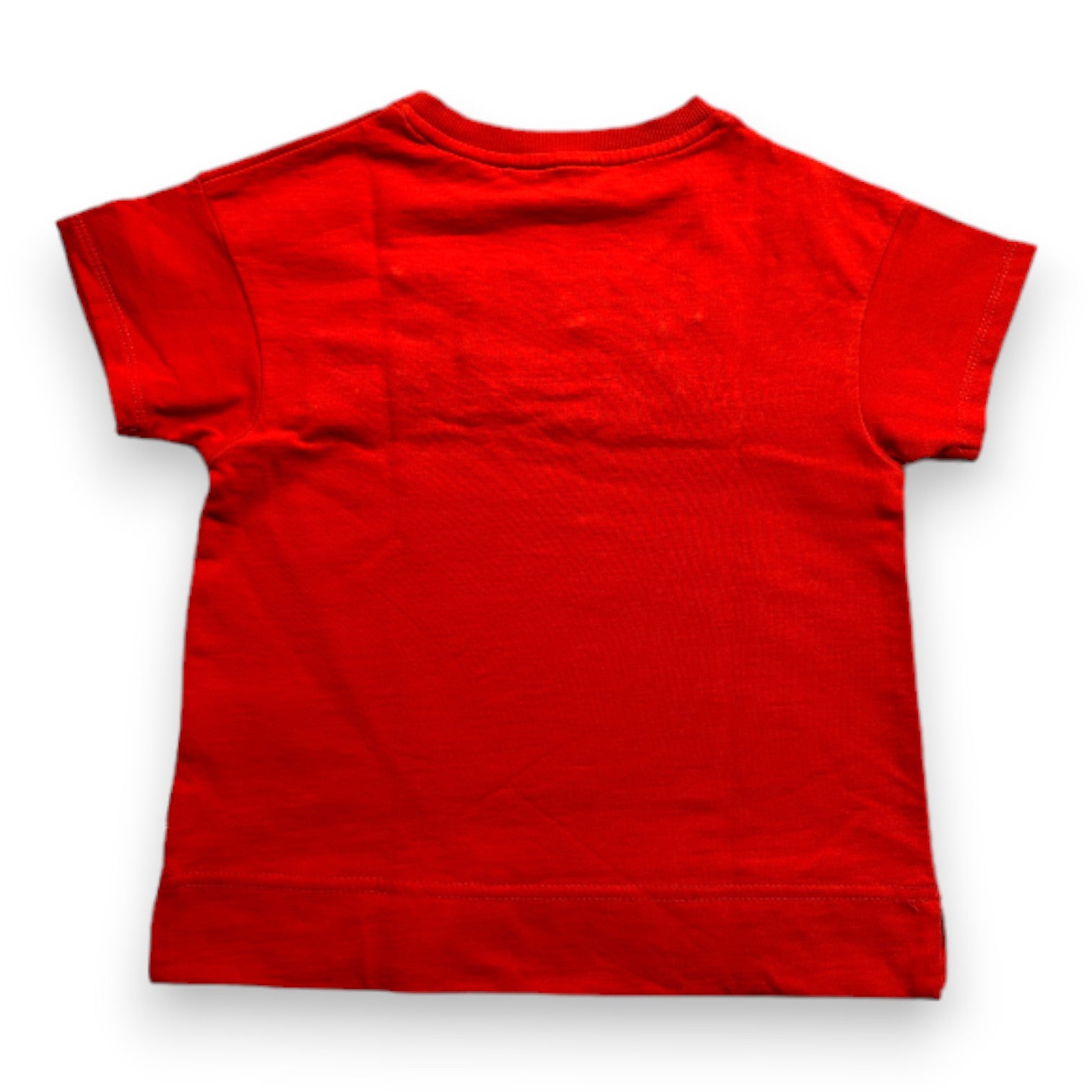 MARC JACOBS - T-shirt rouge à manches courtes avec broderies - 6 ans