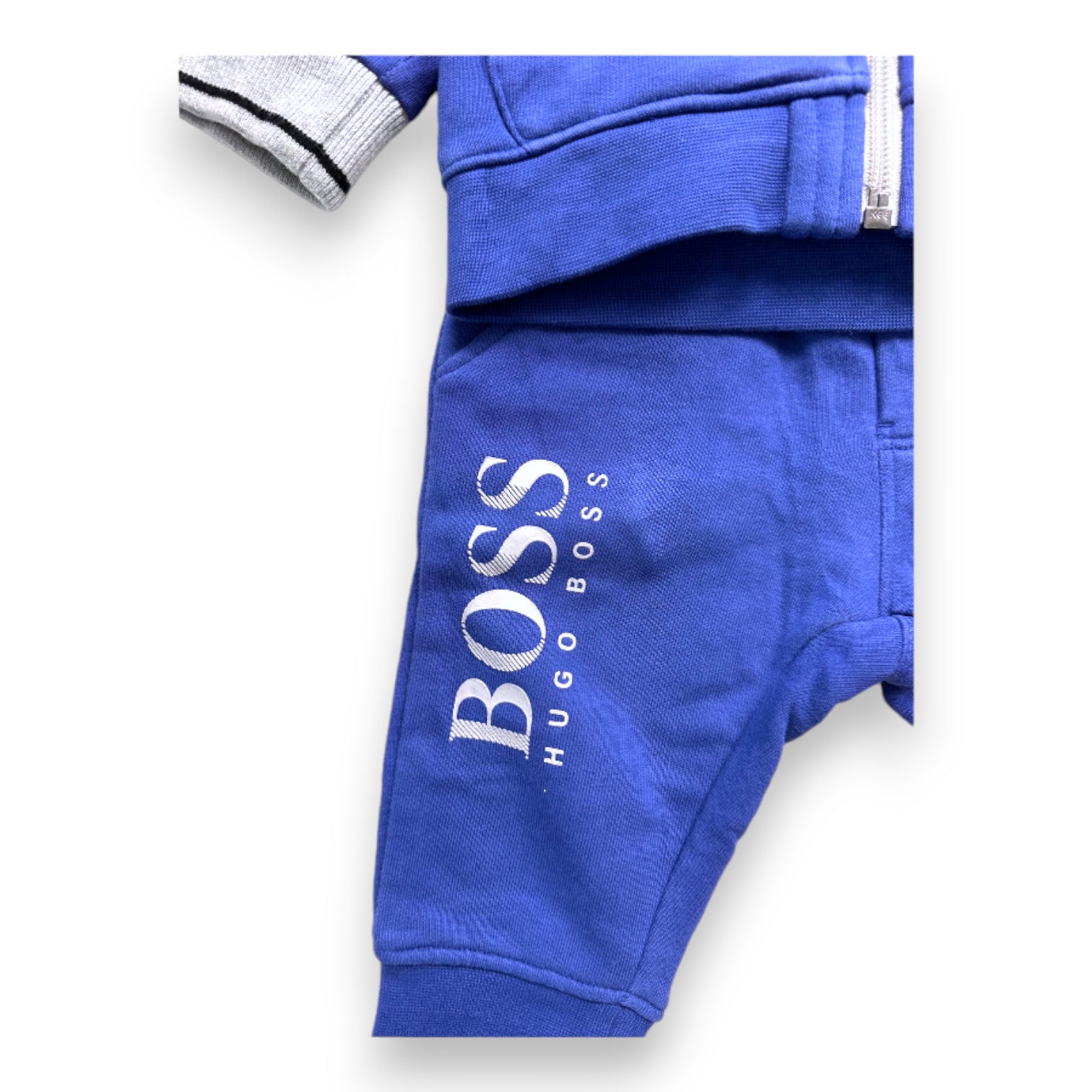 HUGO BOSS - Ensemble de jogging bleu - 6 mois