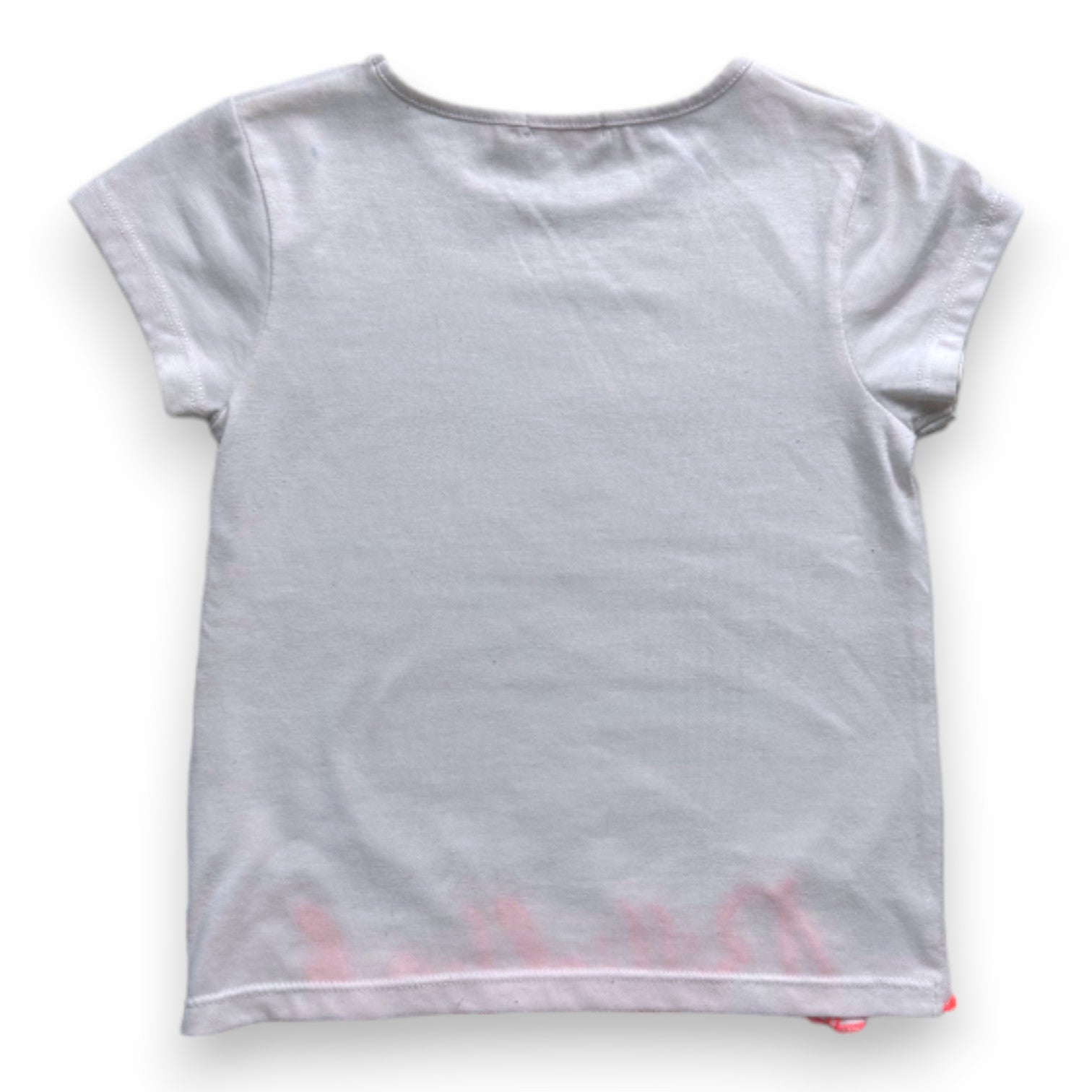 BILLIEBLUSH - T-shirt blanc à manches courtes avec broderie - 4 ans