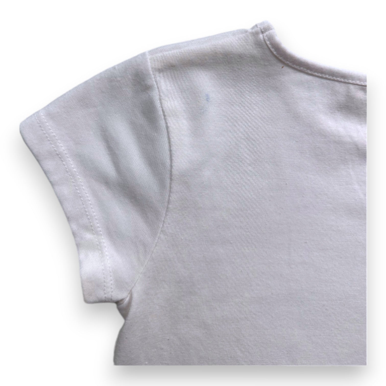 BILLIEBLUSH - T-shirt blanc à manches courtes avec broderie - 4 ans