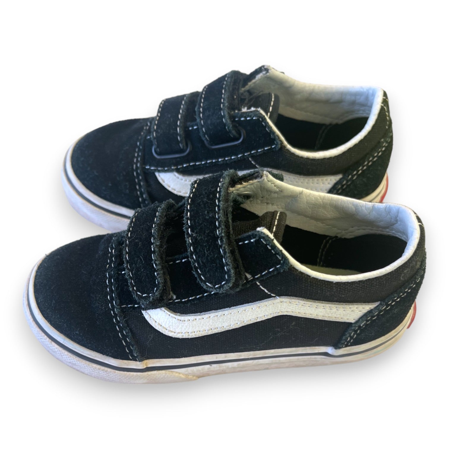 VANS - Baskets noires à scratch - 25