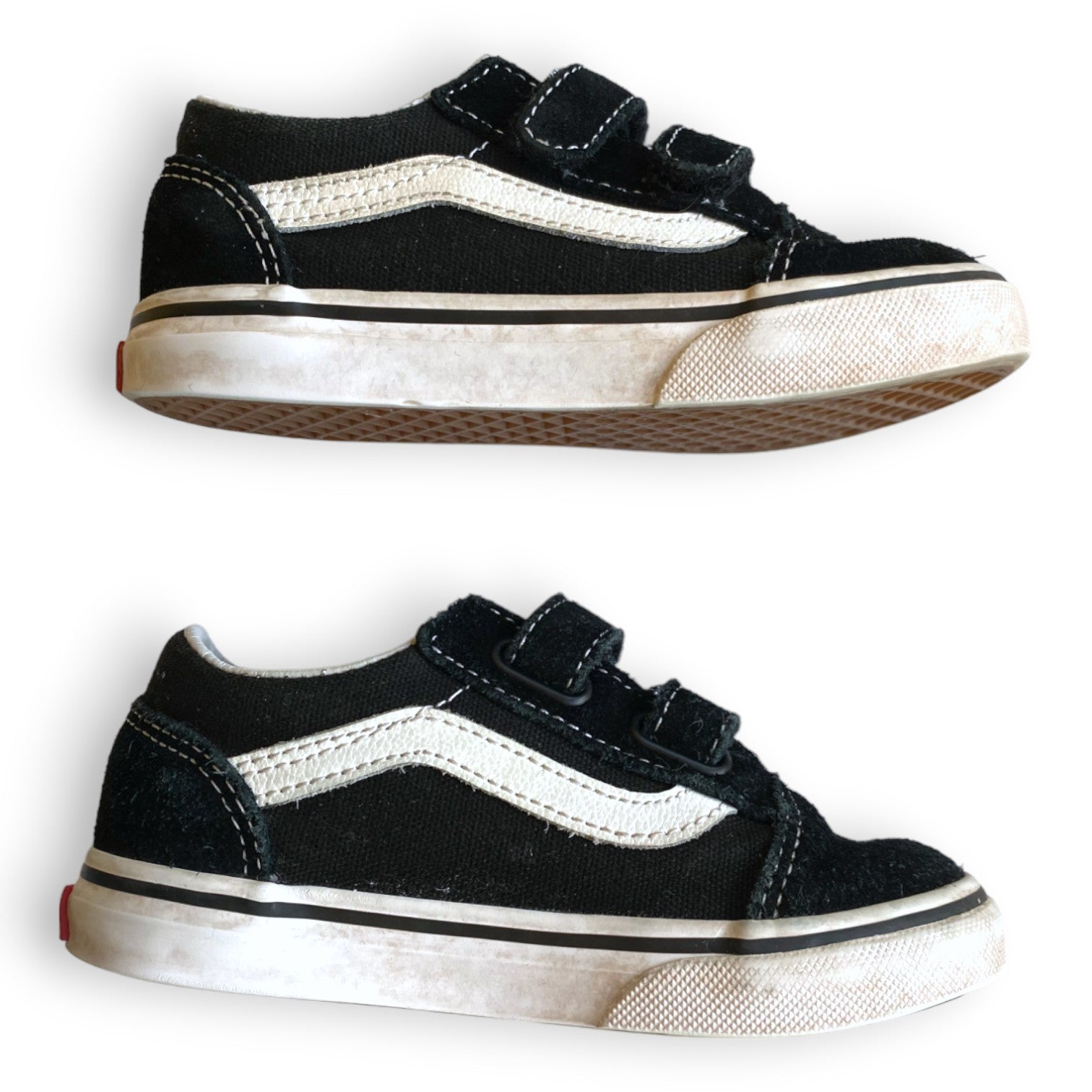 VANS - Baskets noires à scratch - 25