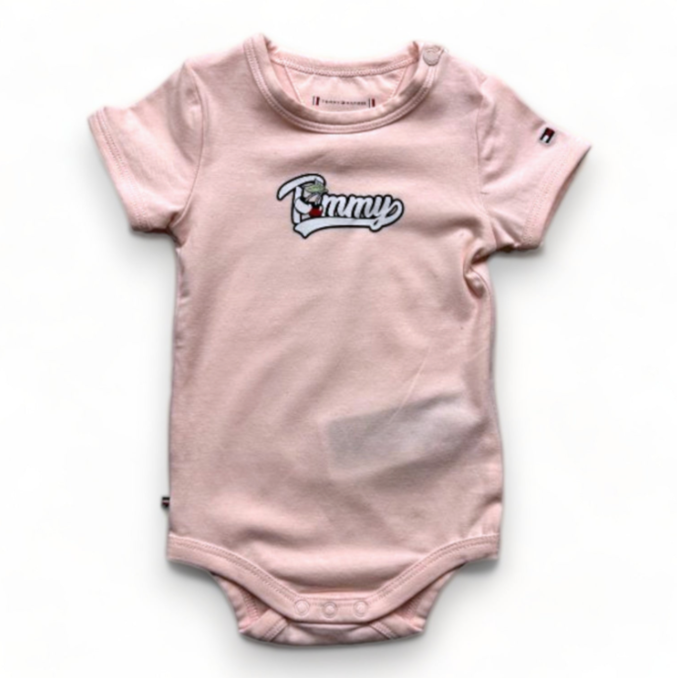 TOMMY HILFIGER - Bodie rose avec imprimé - 0 mois