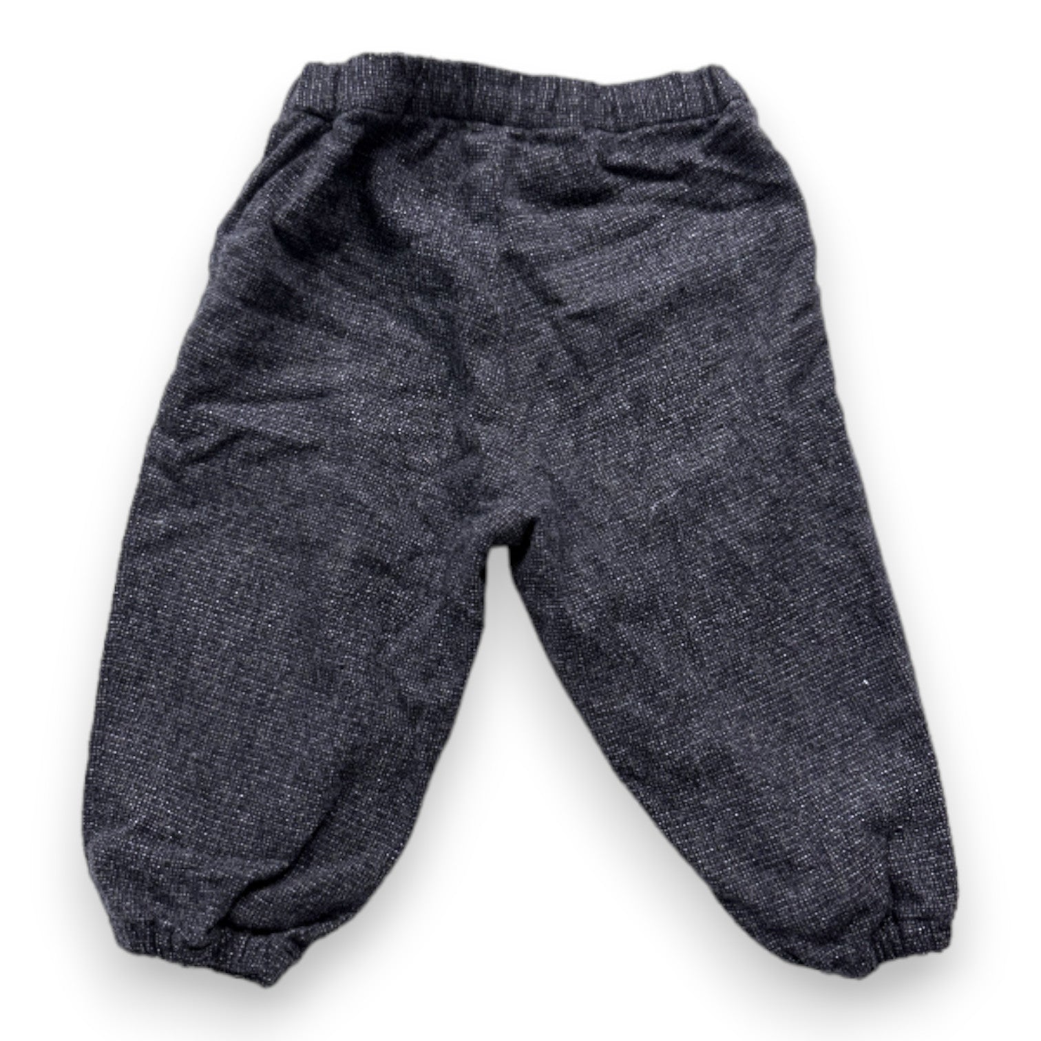 BONPOINT - Pantalon large gris en laine - 18 mois