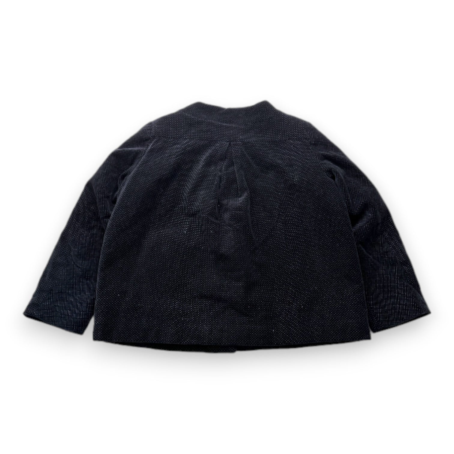BONPOINT - Manteau noir à pois - 6 ans