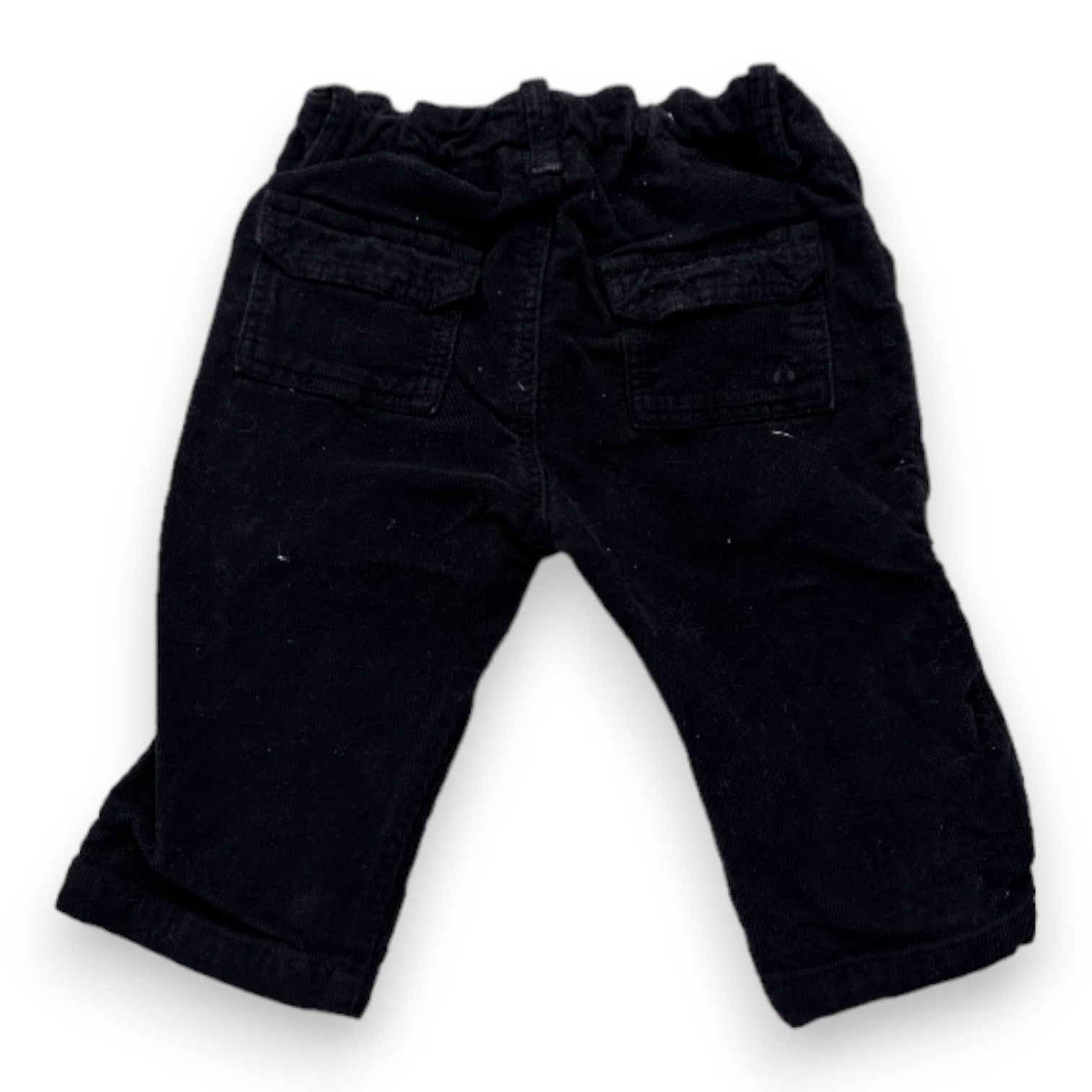 BONPOINT - Pantalon noir effet velours - mois