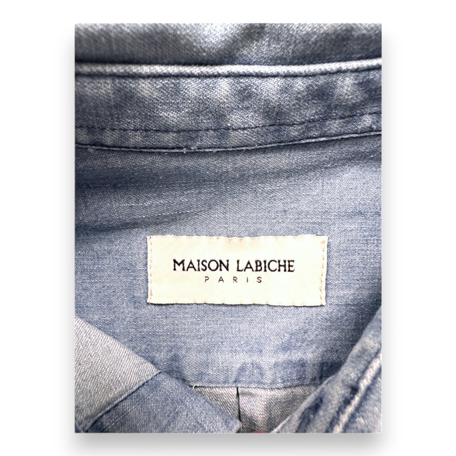 MAISON LABICHE - Chemise en jean bleue - 4 ans