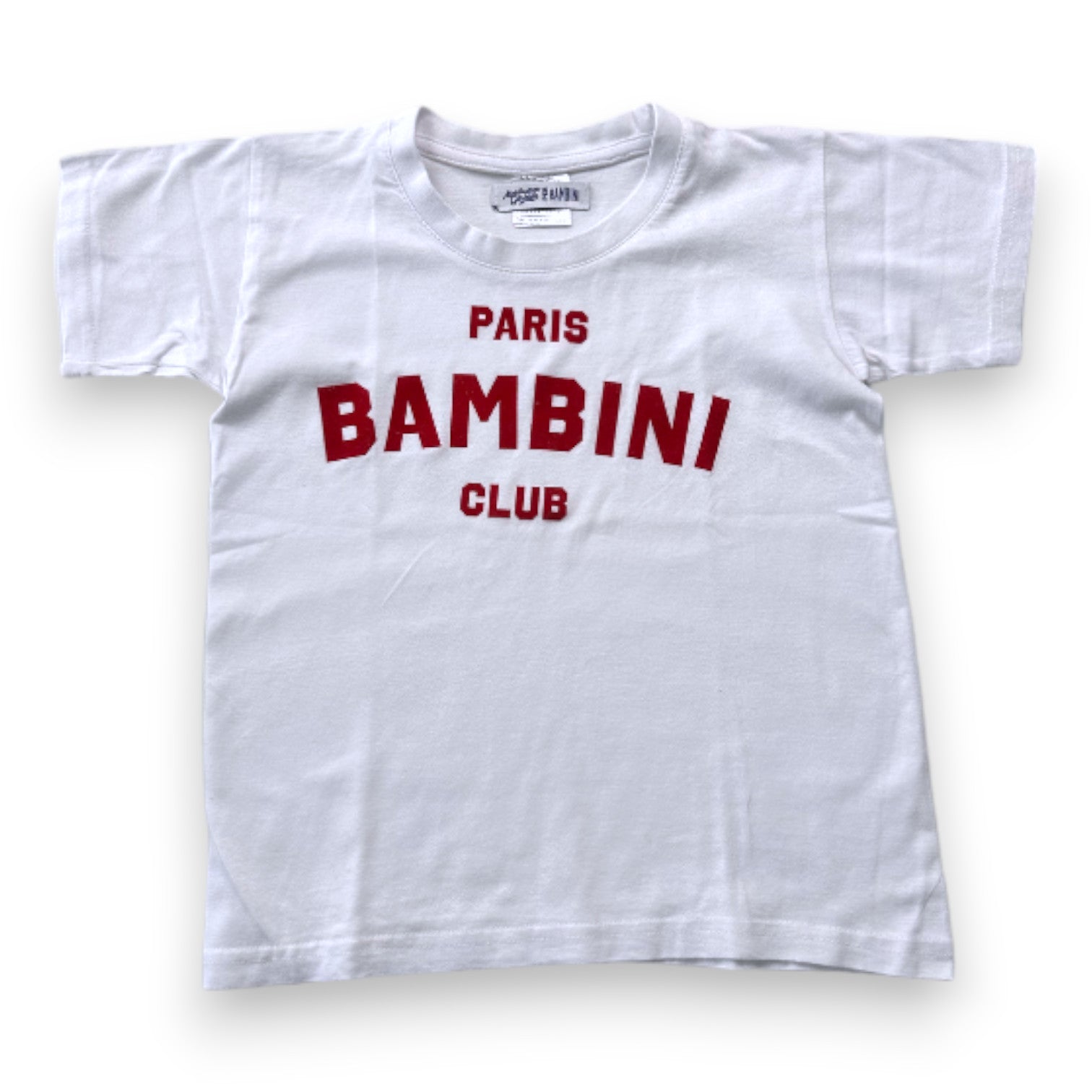 MOBILISATION GENARALE - T-shirt blanc "Paris Bambini Club" - 5 ans