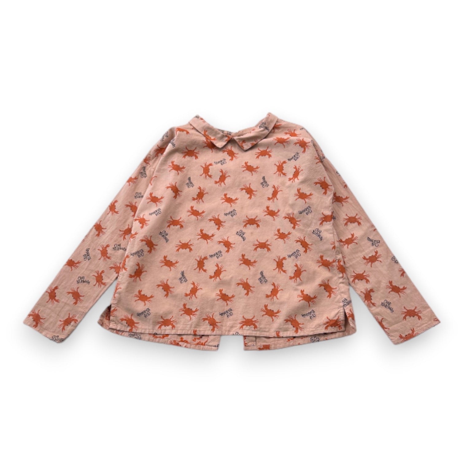 BOBO CHOSES - Blouse rose imprimée crabes - 10 ans