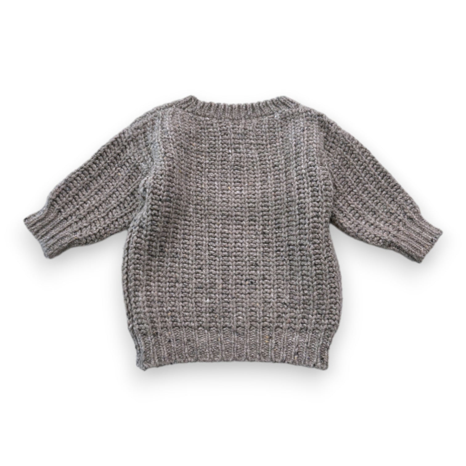 PLAY UP - Pull en laine gris - 12 mois