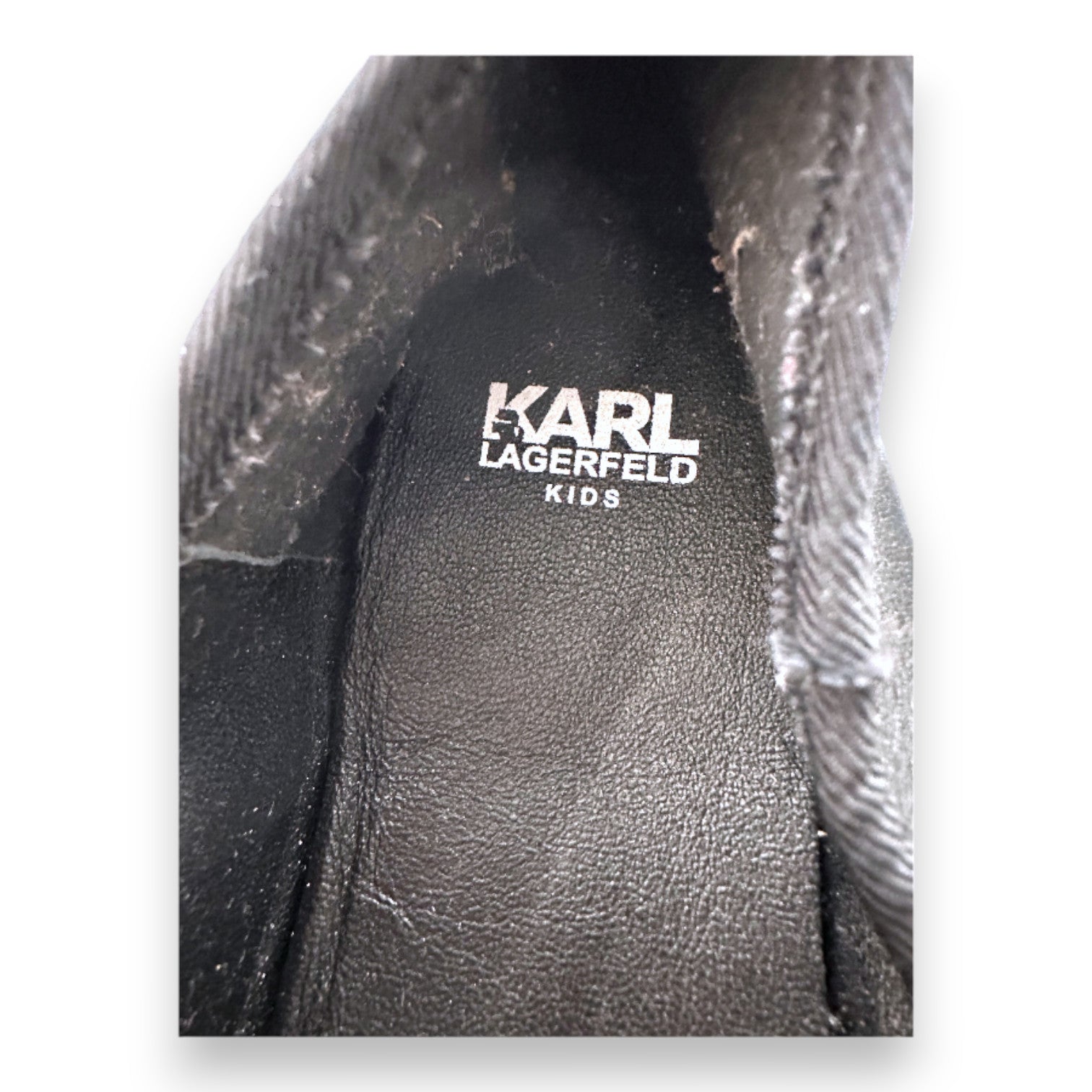 KARL LAGERFELD - Ballerines noires - 31