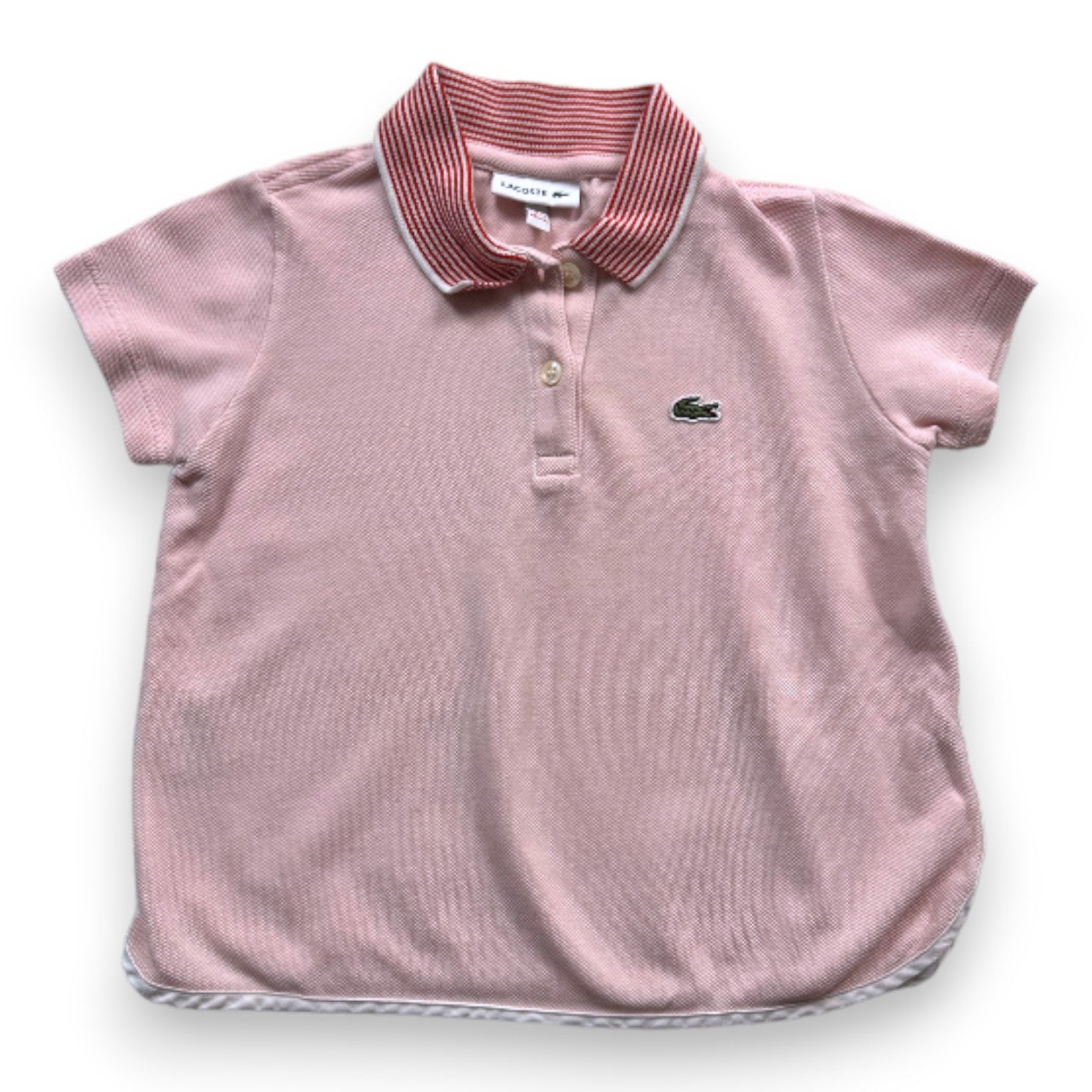 LACOSTE - Polo rose à manches courtes - 6 ans