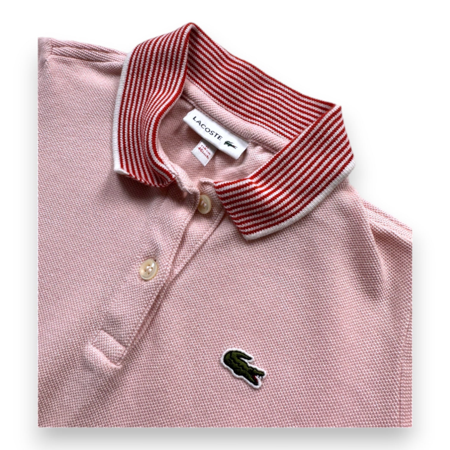 LACOSTE - Polo rose à manches courtes - 6 ans