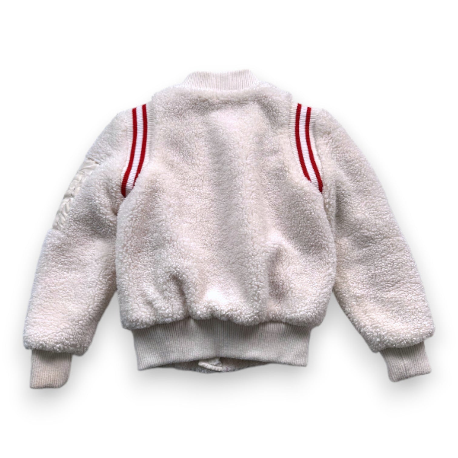 TEDDY SMITH - Manteau effet mouton blanc - 8 ans