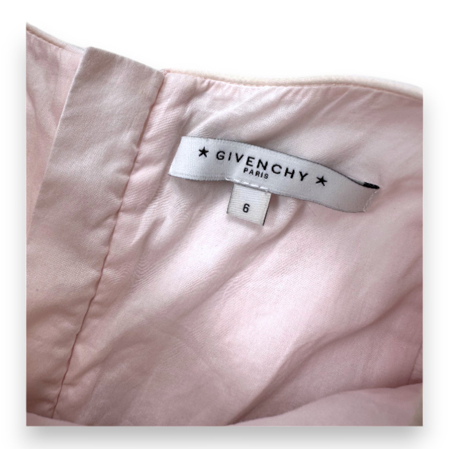 GIVENCHY - Robe rose à volants - 6 ans