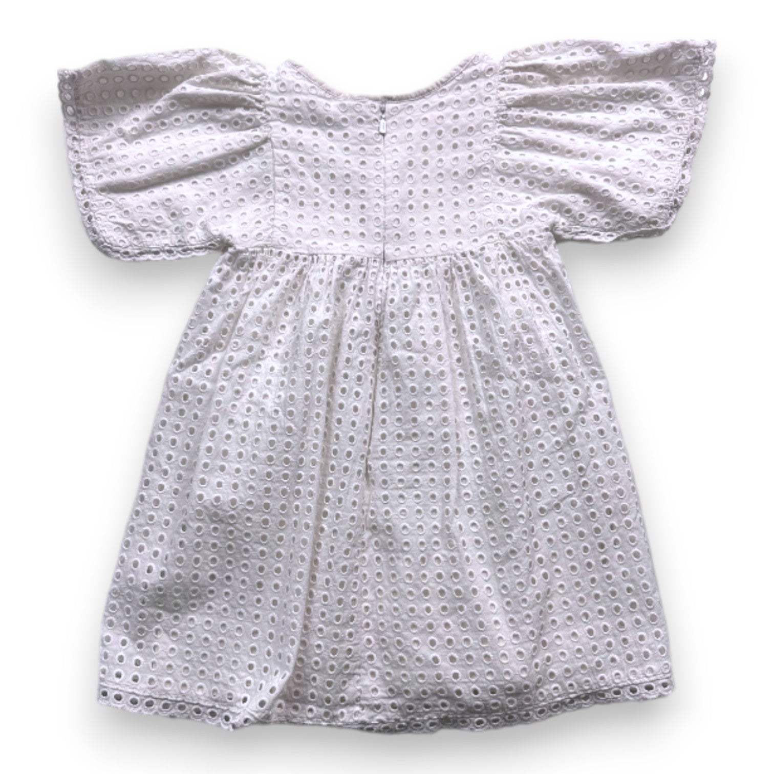 CHLOE - Robe blanche à manches courtes - 5 ans