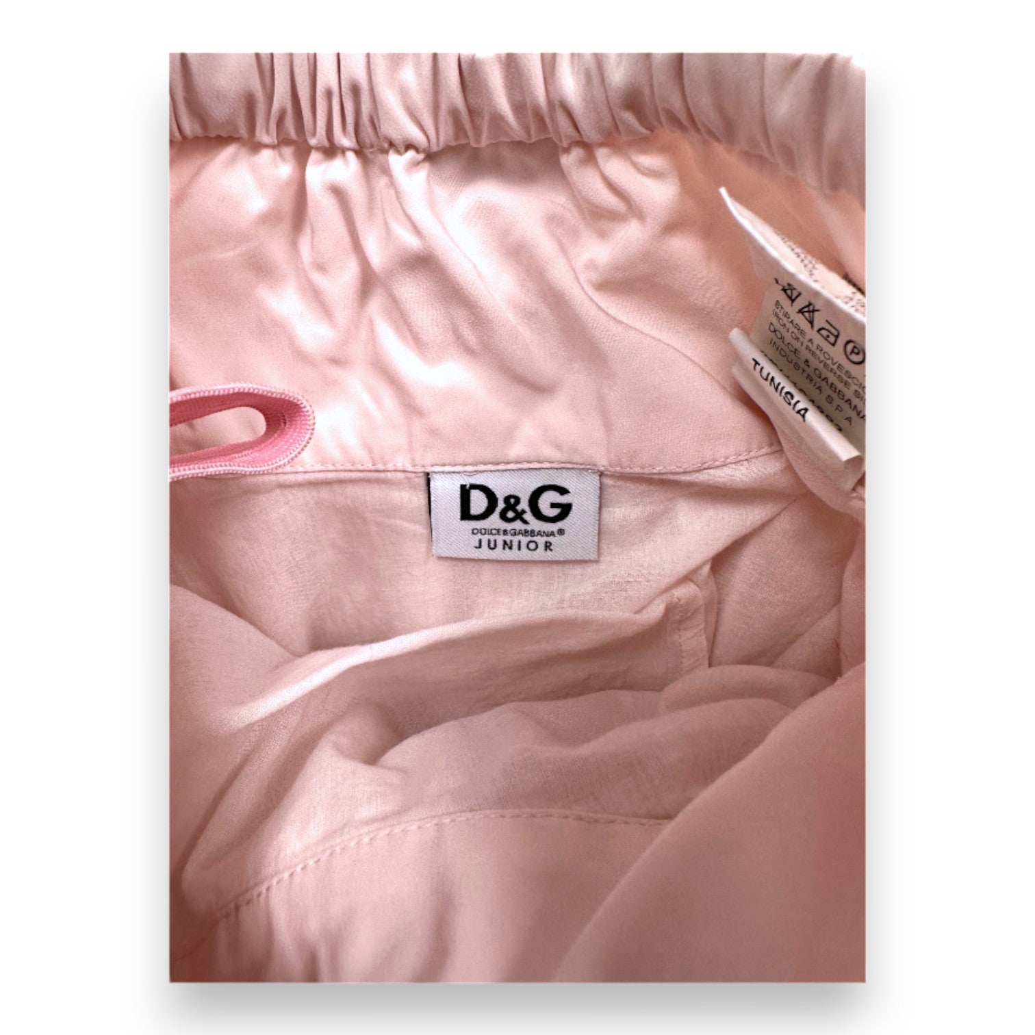 DOLCE & GABBANA - Jupe rose avec détails - 3 ans