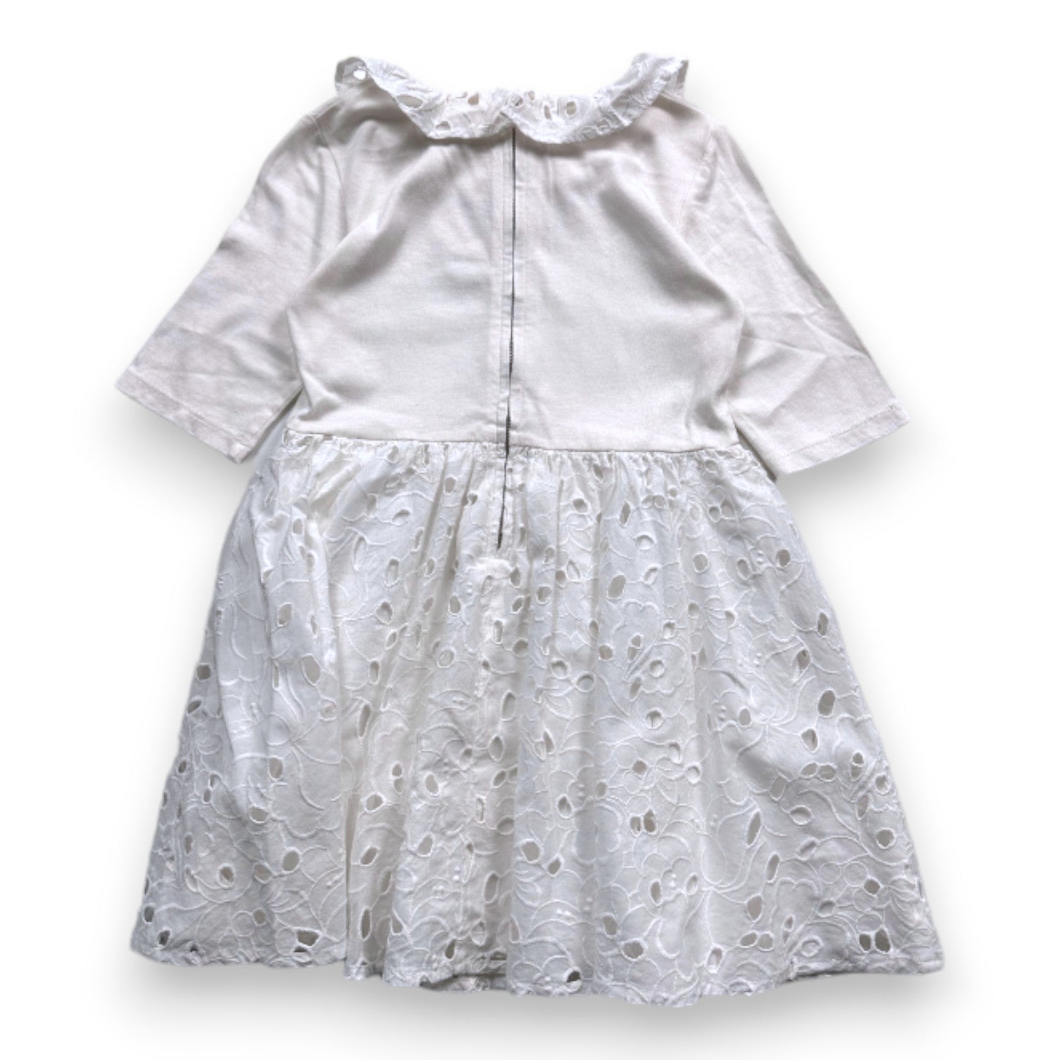 CHARABIA - Robe blanche à manches courtes - 6 ans