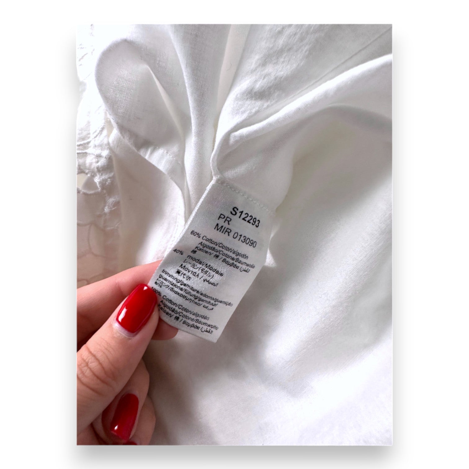 CHARABIA - Robe blanche à manches courtes - 6 ans