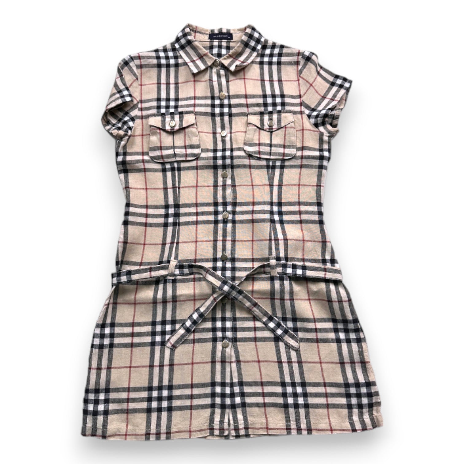 BURBERRY - Robe imprimée check Burberry - 10 ans