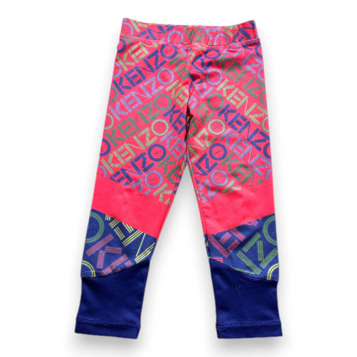 KENZO - Legging rose et bleu - 5 ans