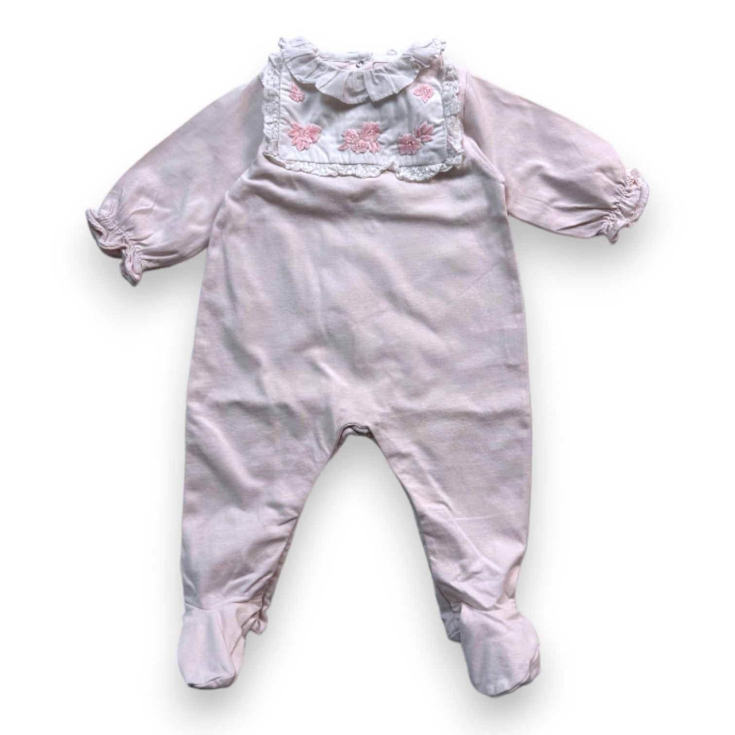 TARTINE & CHOCOLAT - Pyjama rose avec broderies - 3 mois