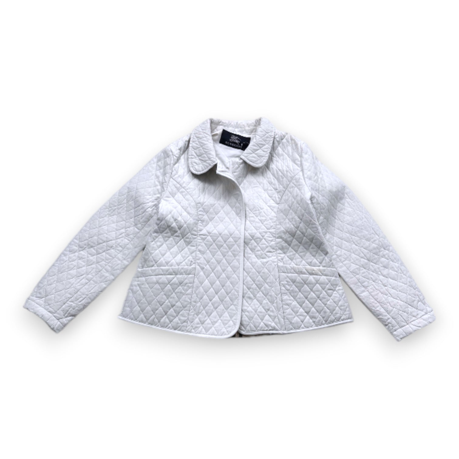 BURBERRY - Veste blanche matelassée - 4 ans