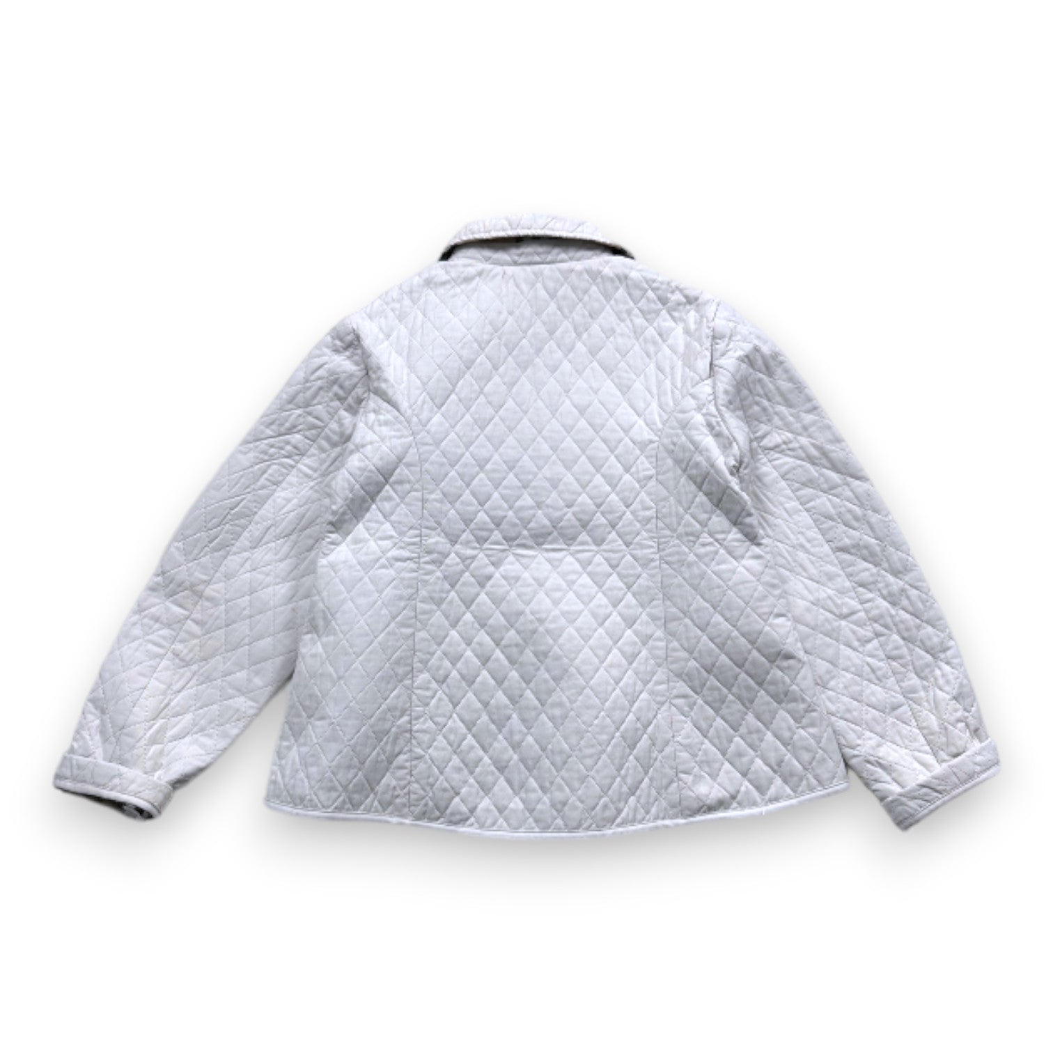 BURBERRY - Veste blanche matelassée - 4 ans