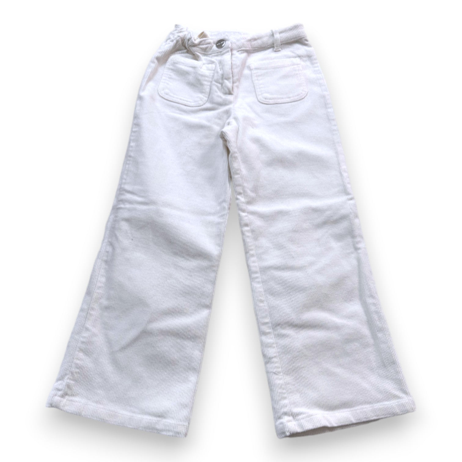JACADI - Pantalon blanc en velours - 8 ans