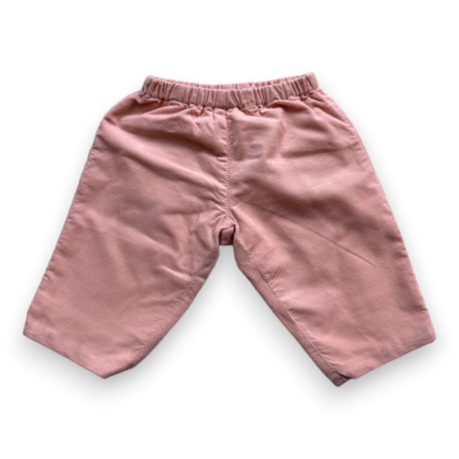 BONPOINT - Pantalon rose en velours - 6 mois