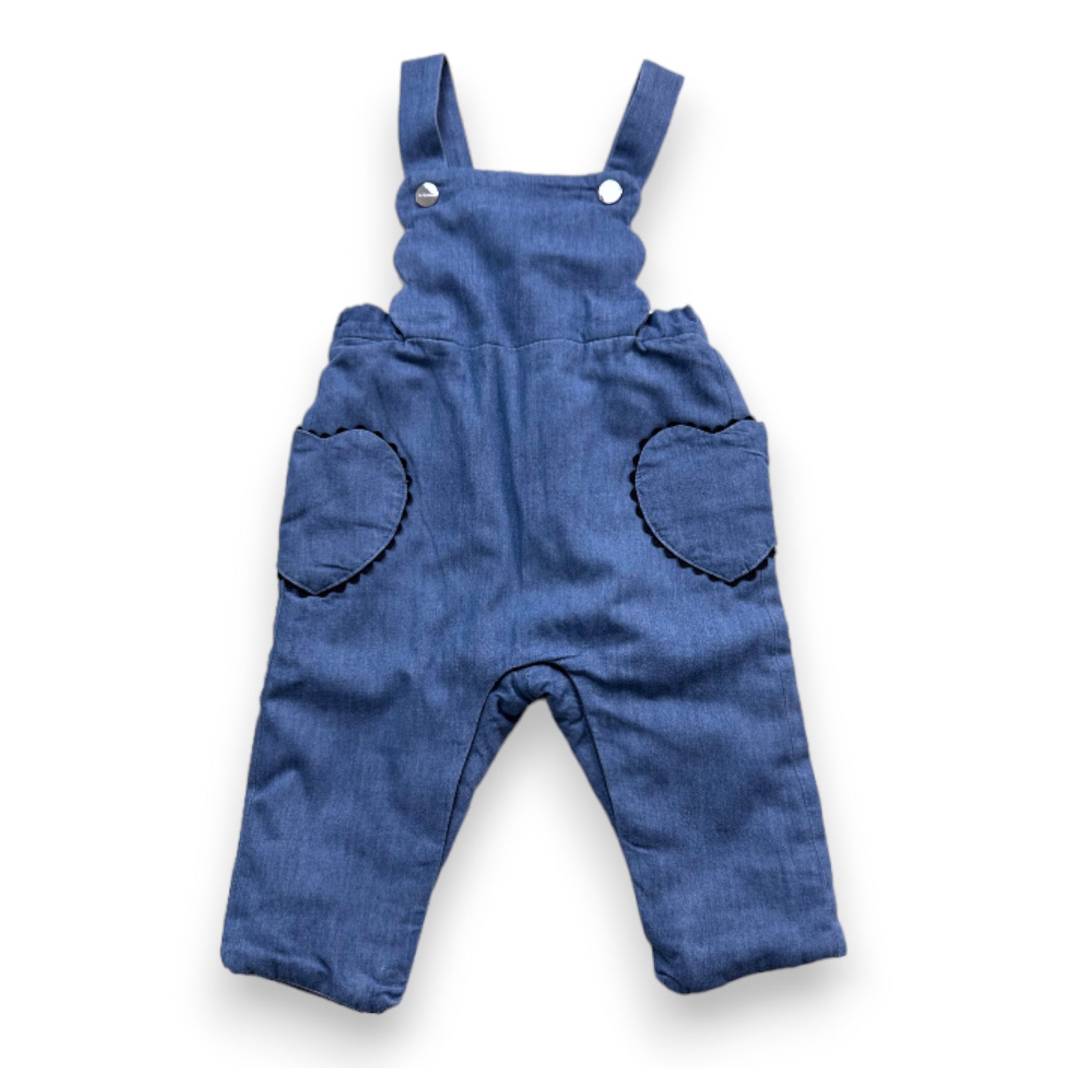 JACADI - Salopette en jean bleue - 6 mois
