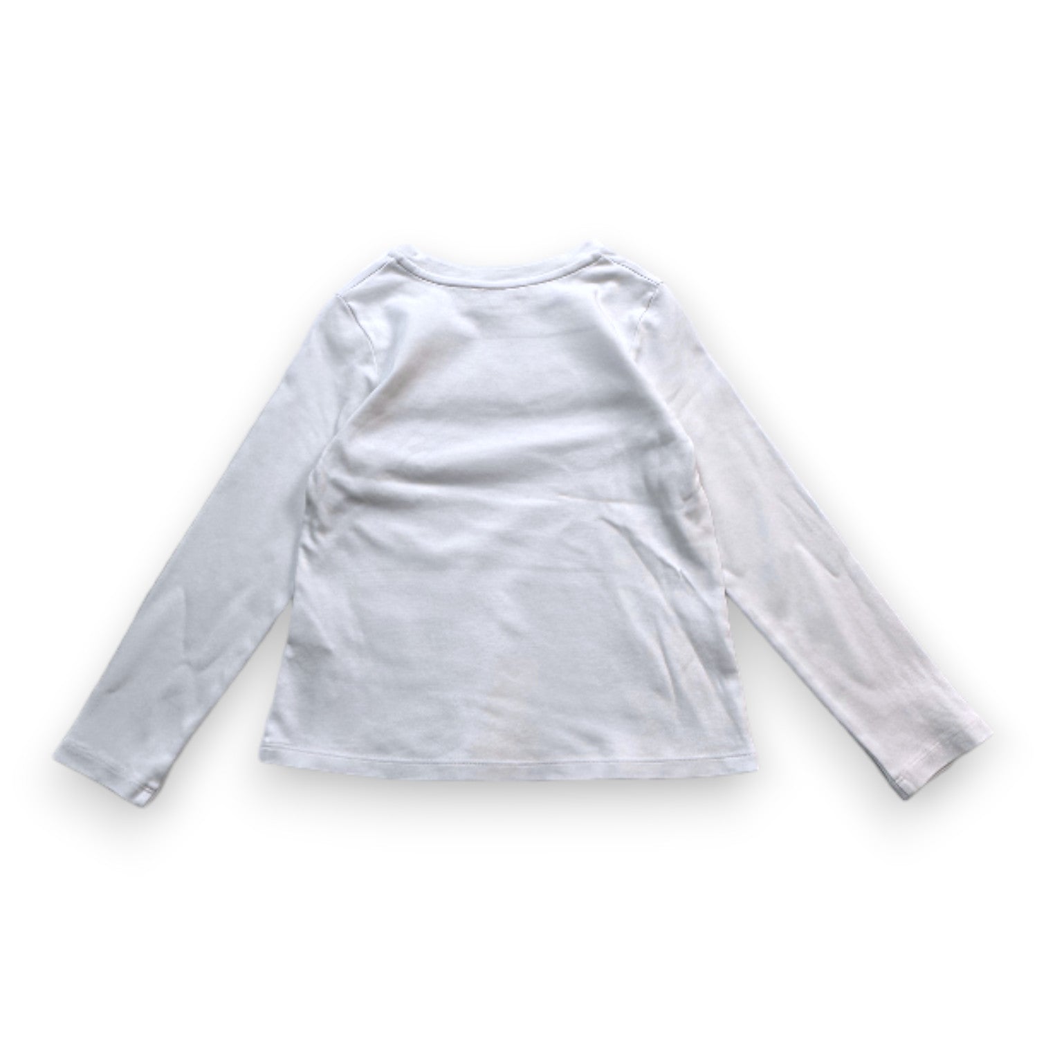 CHLOE - T-shirt blanc à manches longues brodé Chloé - 8 ans