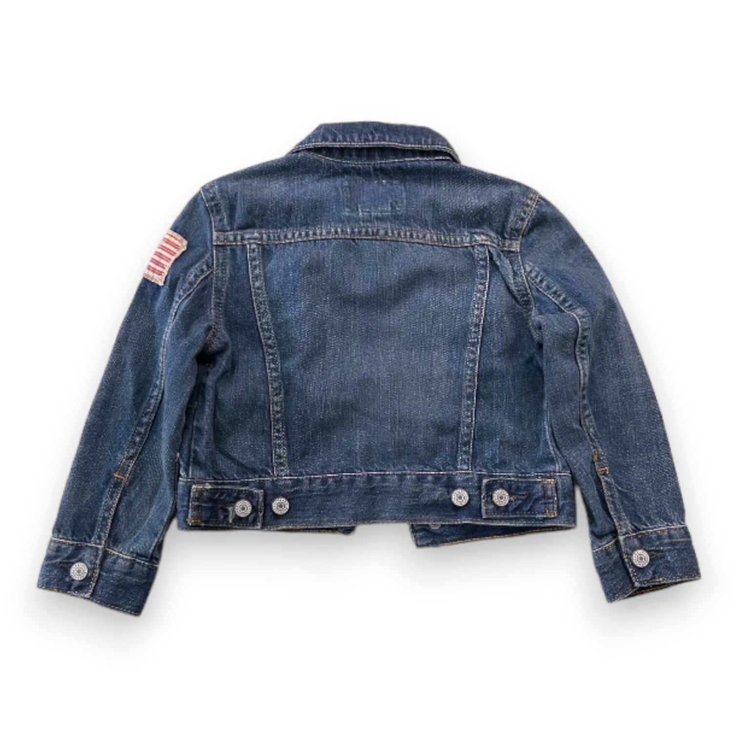 RALPH LAUREN - Vest en jean bleue - 3 ans