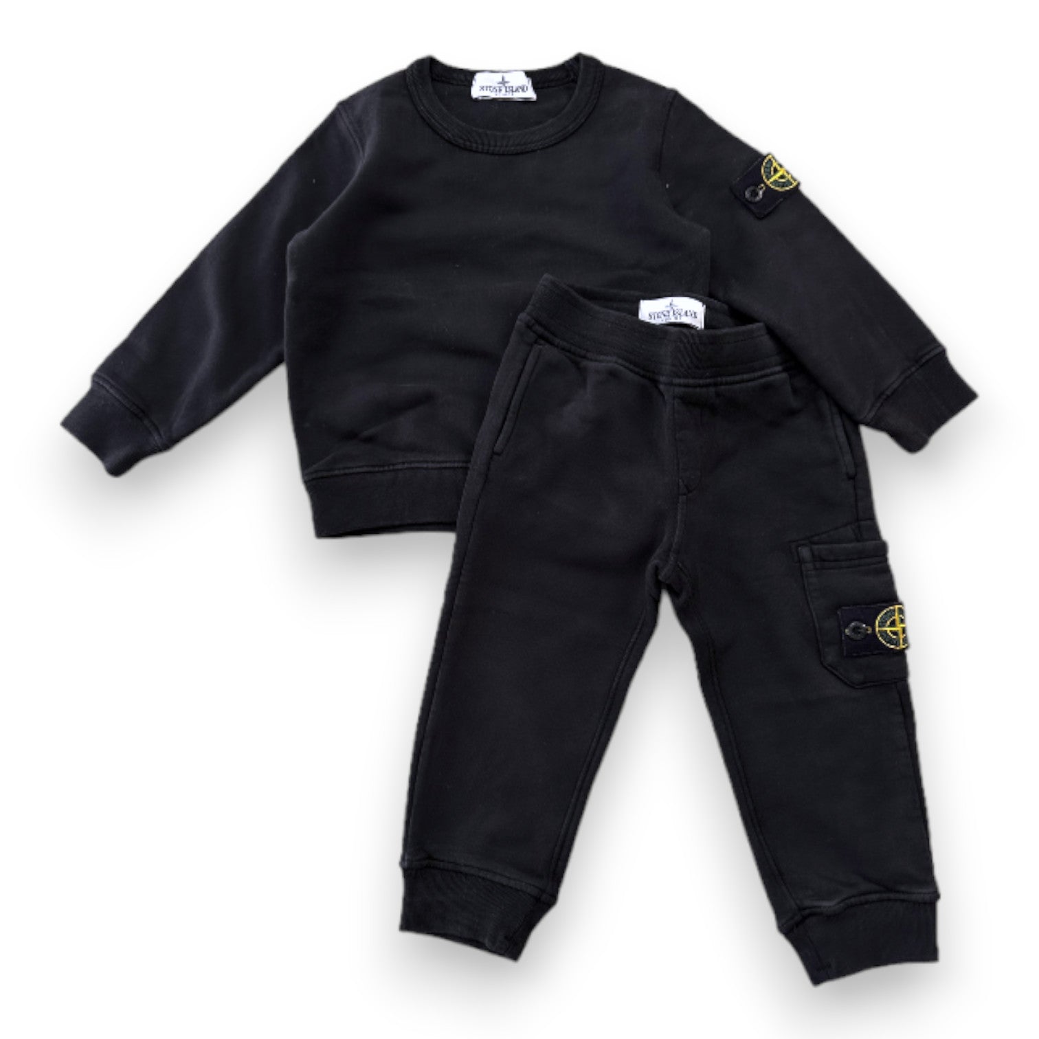 STONE ISLAND - Ensemble de jogging noir - 2 ans