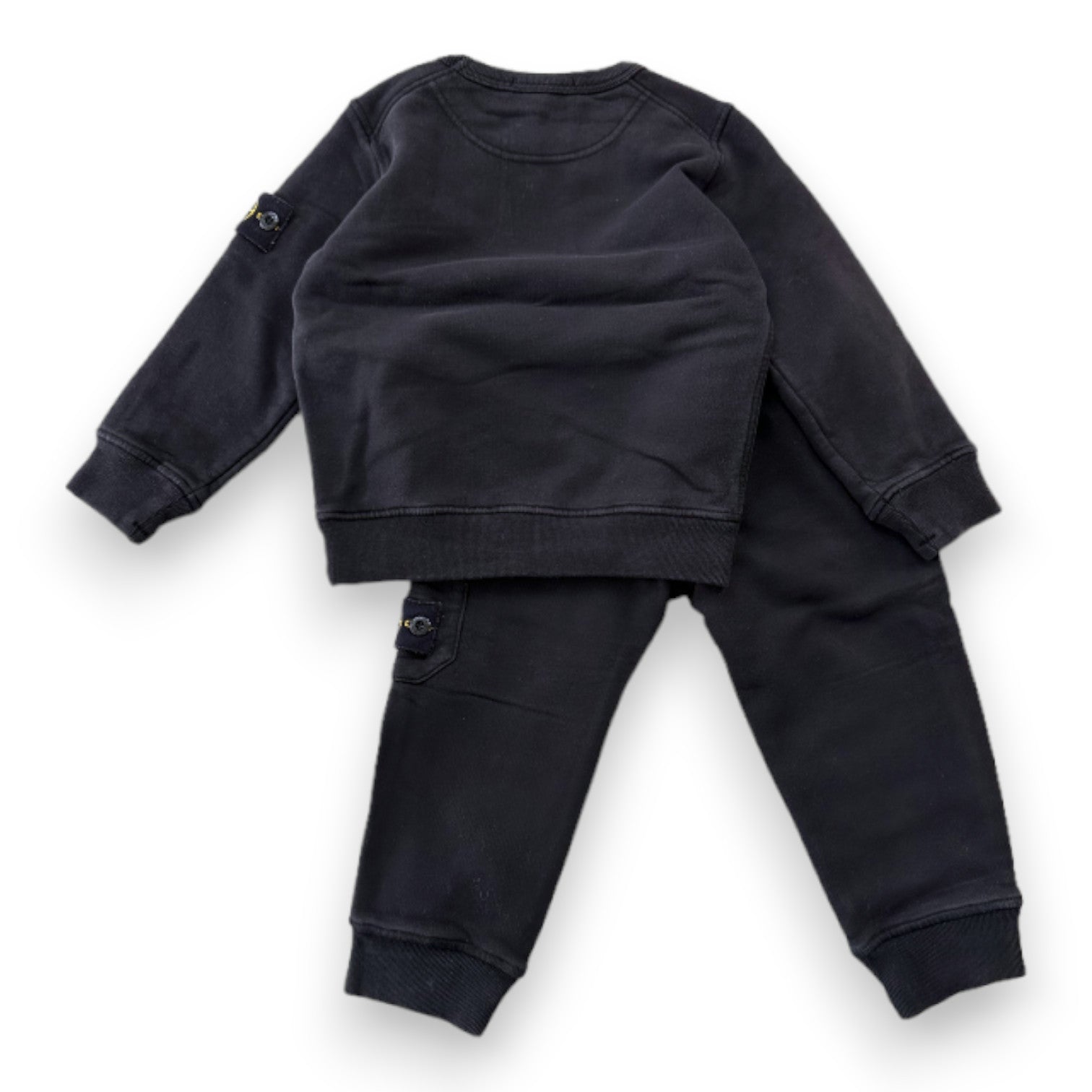 STONE ISLAND - Ensemble de jogging noir - 2 ans