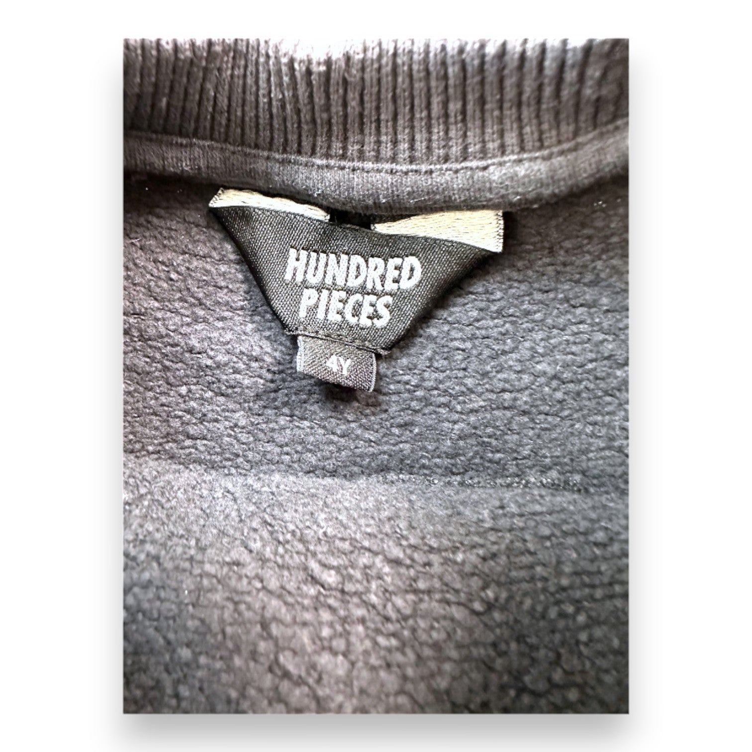 HUNDRED PIECES - Sweat noir "LA" - 4 ans