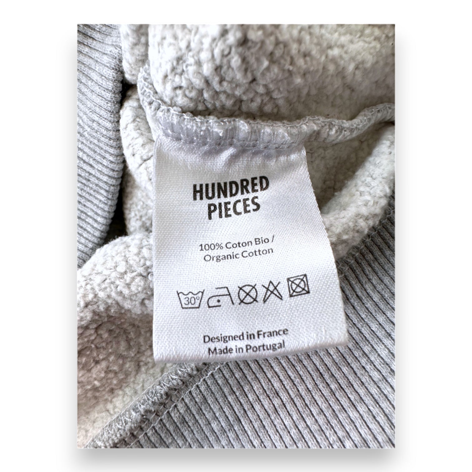 HUNDRED PIECES - Sweat à capuches gris "Kids in America" - 4 ans