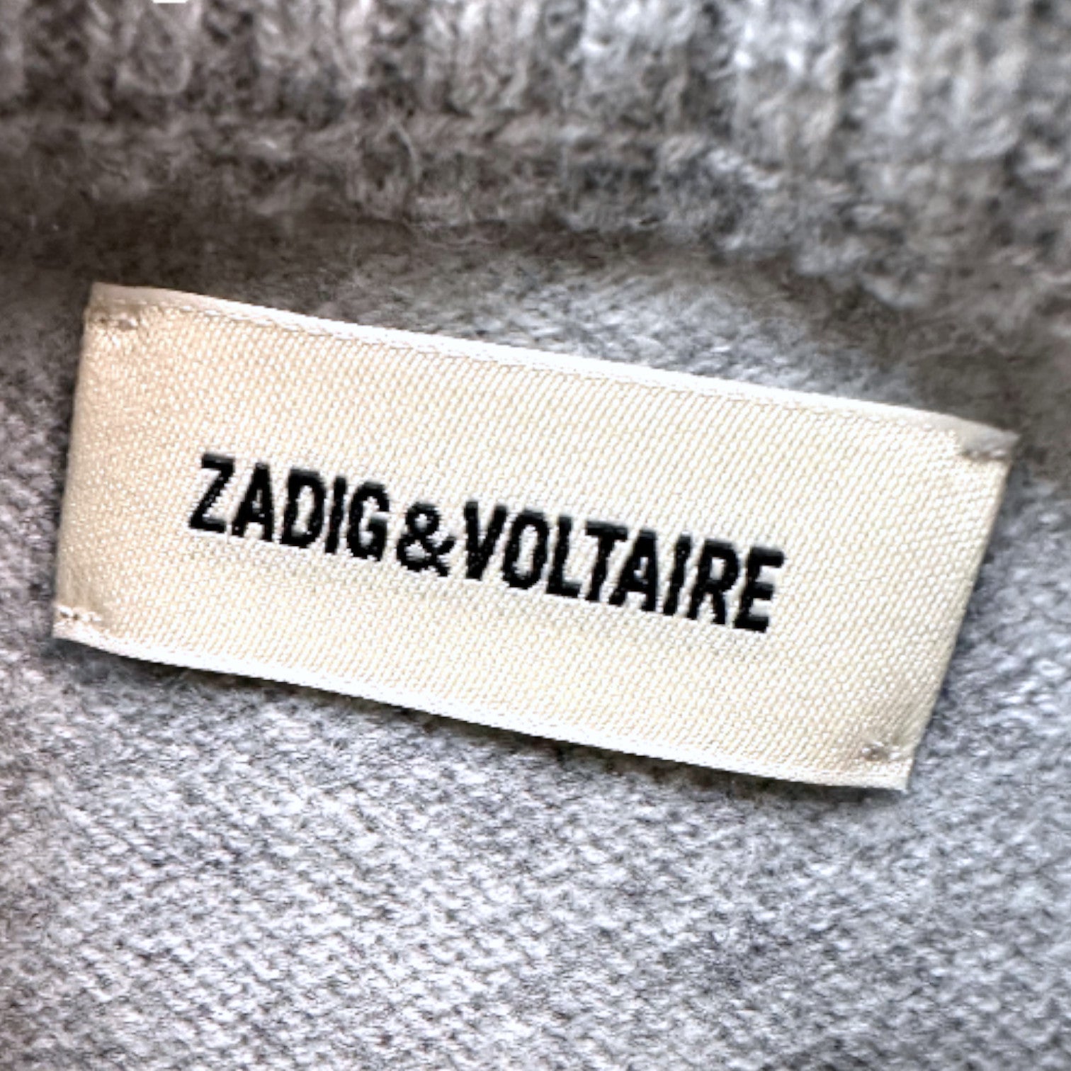 ZADIG & VOLTAIRE - Pull gris en laine "Dreamer" - 6 ans