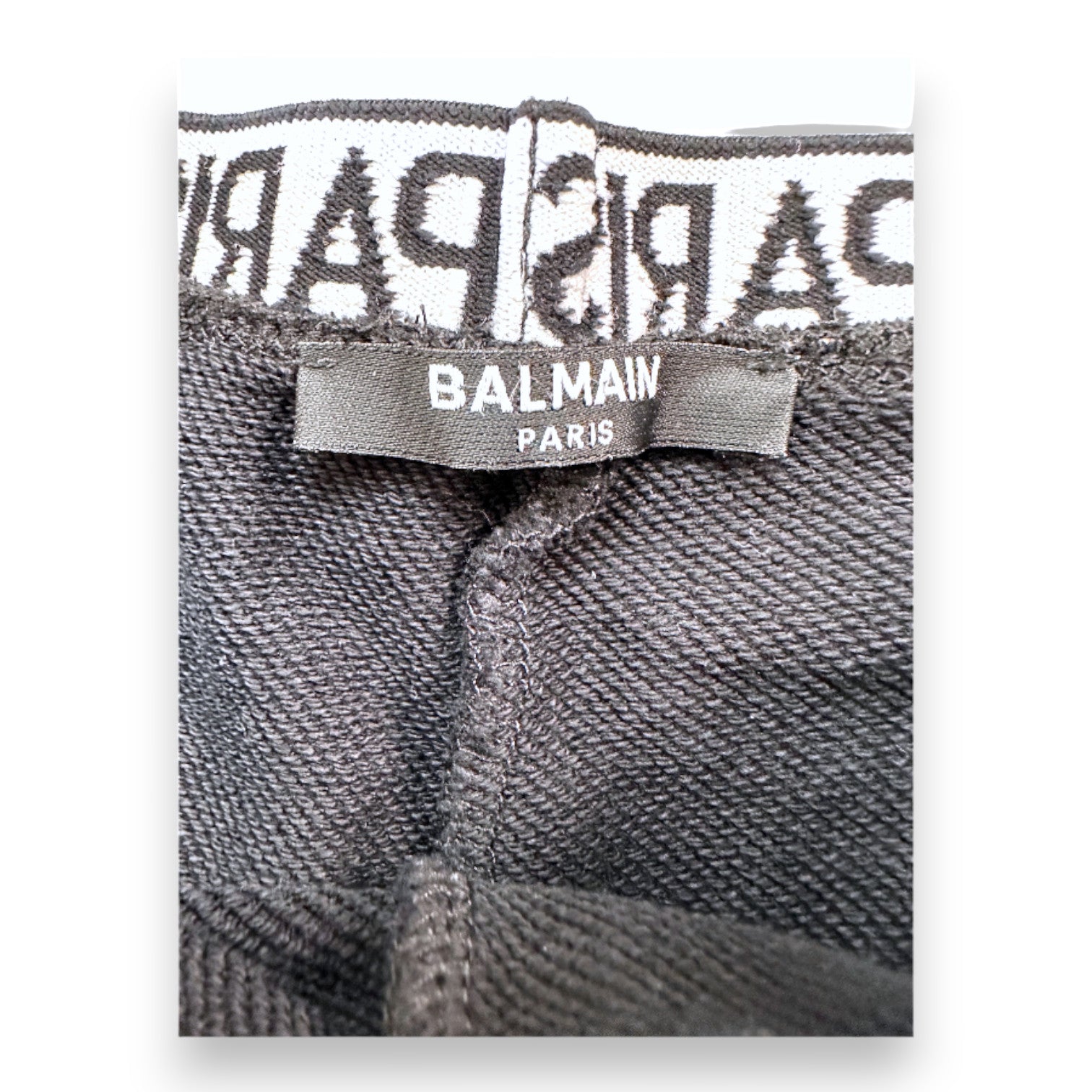 BALMAIN - Ensemble sweat et jogging noir - 12 mois